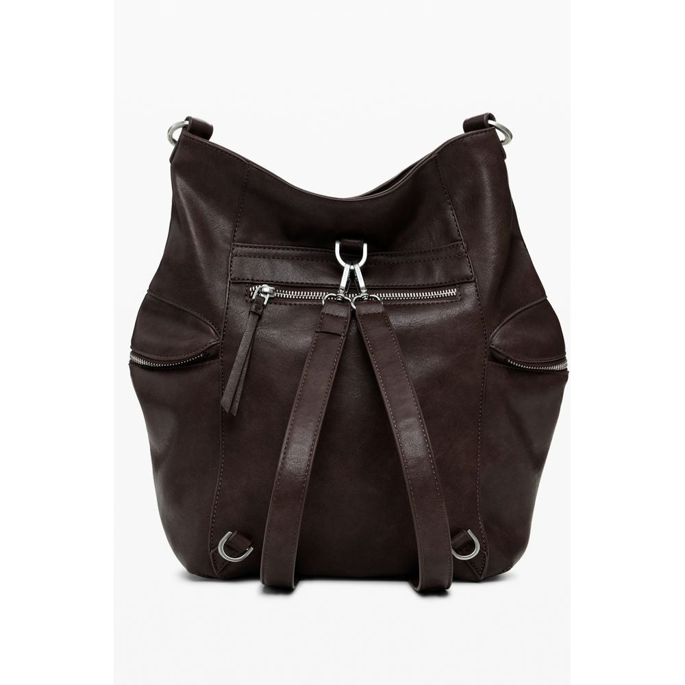 Desigual Brown Polyethylene Women Backpack DE-39821