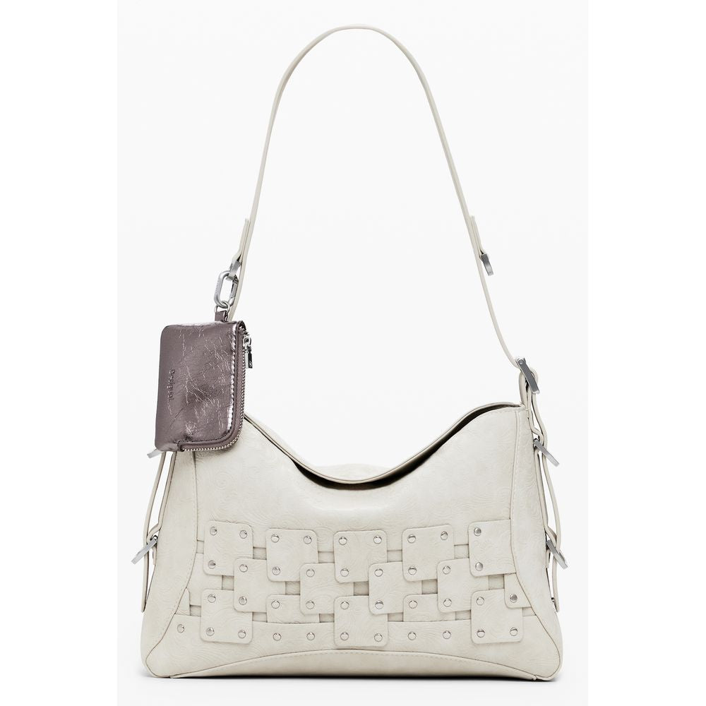 Desigual Beige Polyethylene Handbag