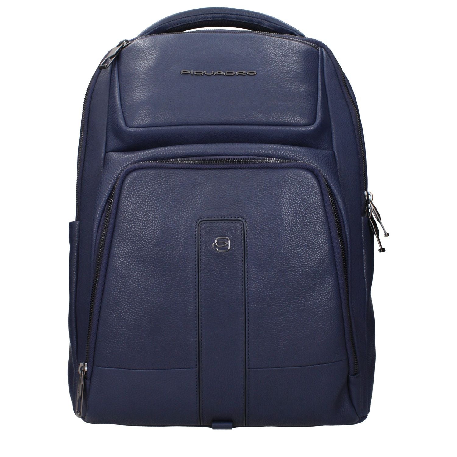Piquadro Blue Leather Backpack