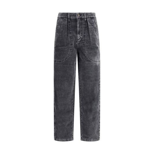 Marant Etoile Black Cotton Casual Pants
