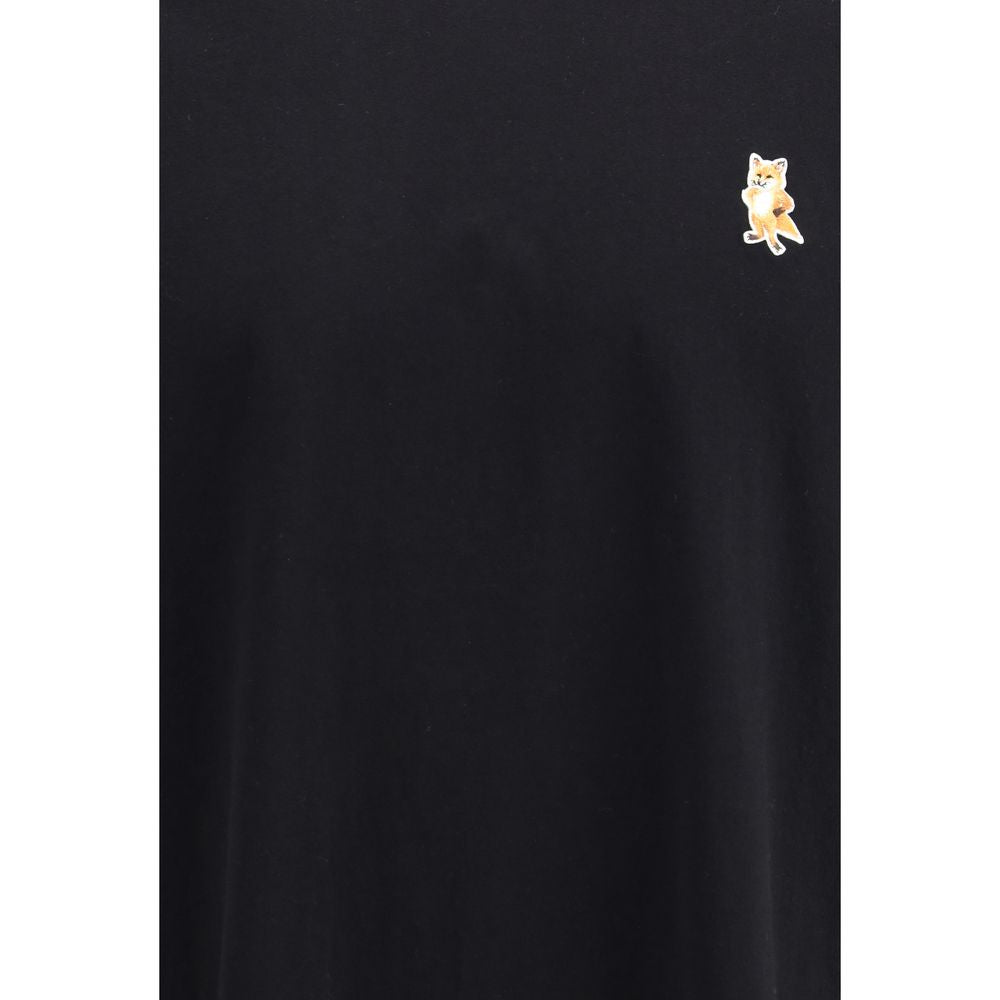 Maison Kitsuné Black Cotton T-Shirt