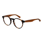 Scotch & Soda Brown Men Glasses Frame in acetate, full-rim panto style, lenses width 49mm, frame width 135mm