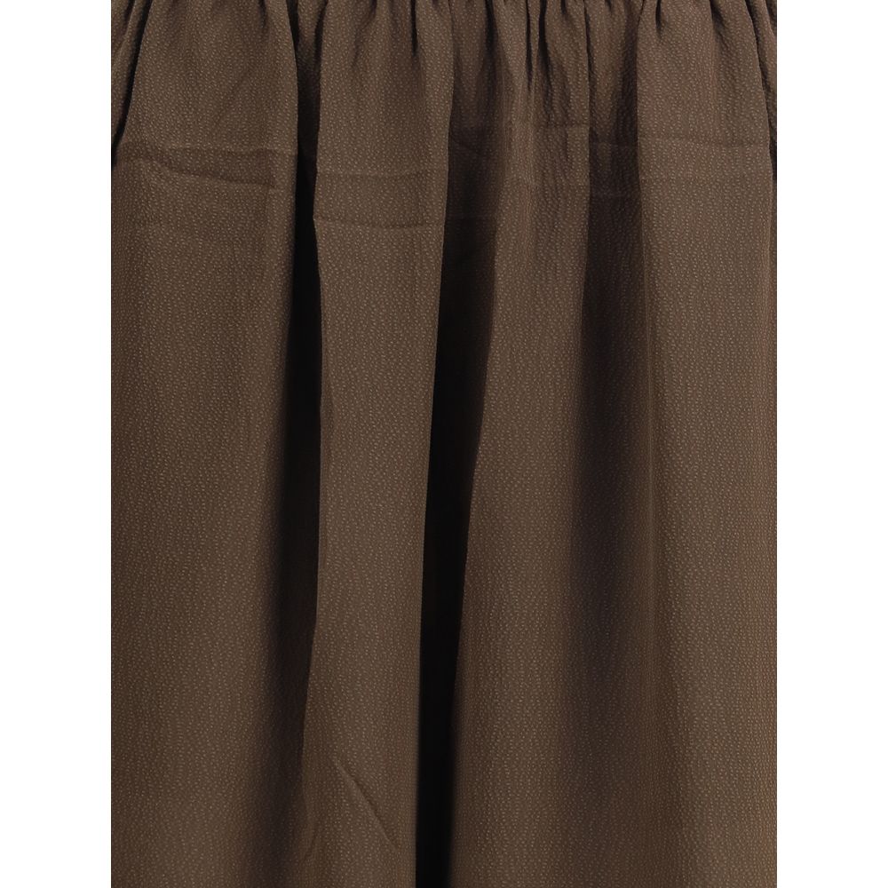 Petar Petrov Brown Silk Pants