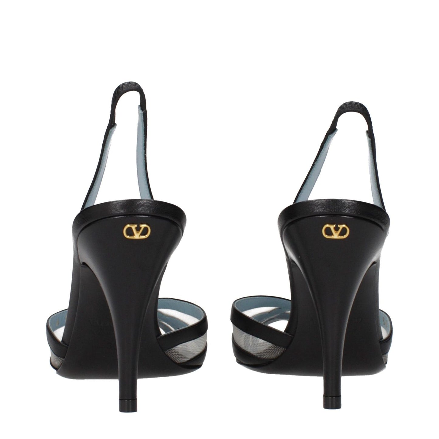 Valentino Garavani Black Leather Pumps