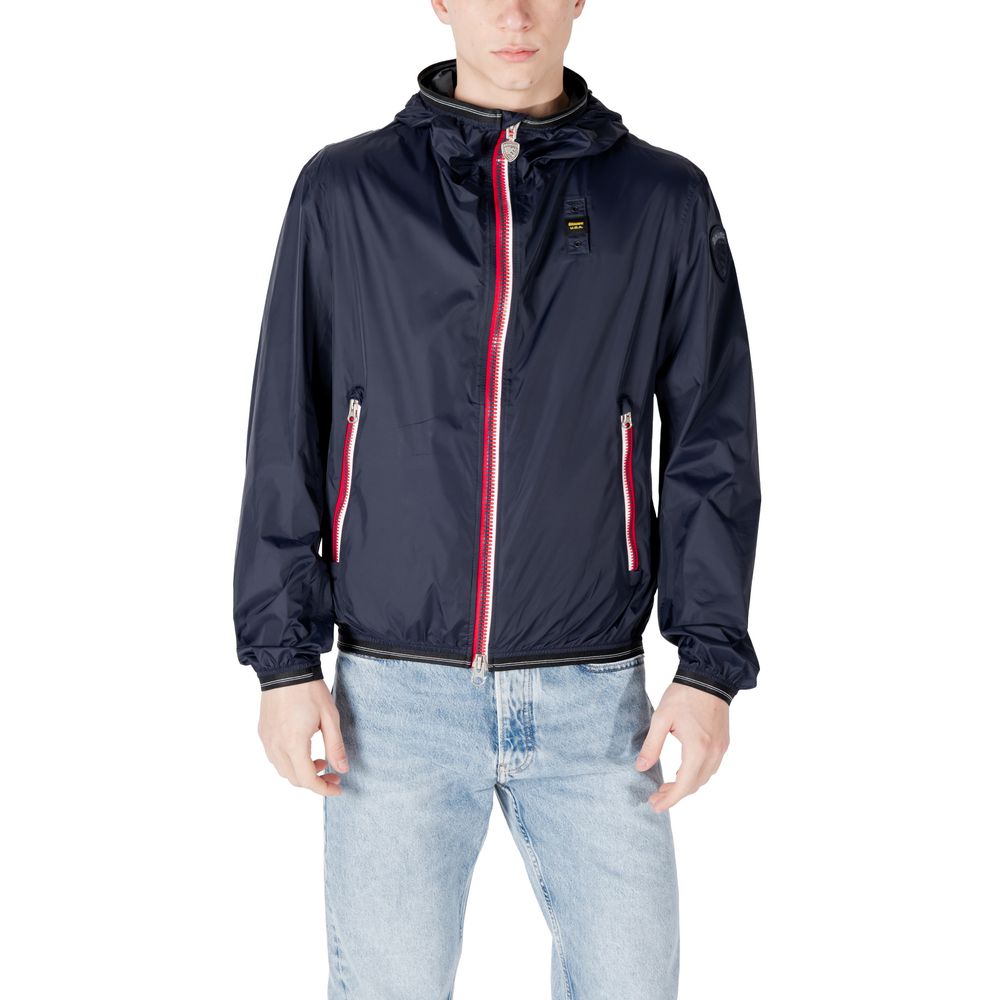 Blauer Blue Polyamide Shell Jacket1728,3XL,71956299936,Blauer,Blue,Clothing,IT46 | M,IT48 | L,Jackets & Coats - Clothing,Men,New with tags,Shell Jackets - Jackets & Coats - Clothing