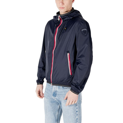 Blauer Blue Polyamide Shell Jacket1728,3XL,71956299936,Blauer,Blue,Clothing,IT46 | M,IT48 | L,Jackets & Coats - Clothing,Men,New with tags,Shell Jackets - Jackets & Coats - Clothing