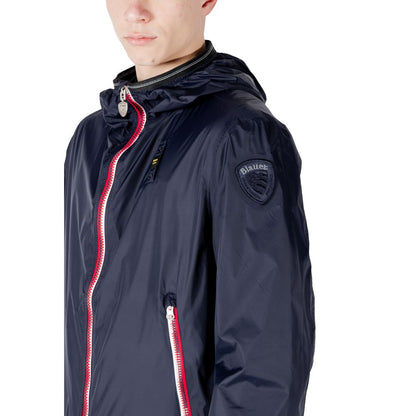 Blauer Blue Polyamide Shell Jacket1728,3XL,71956299936,Blauer,Blue,Clothing,IT46 | M,IT48 | L,Jackets & Coats - Clothing,Men,New with tags,Shell Jackets - Jackets & Coats - Clothing