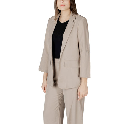 Only Beige Viscose Blazer 1728,71956299936,Beige,Blazers - Suits & Blazers - Clothing,Clothing,IT36|XXS,IT40|S,IT42|M,New with tags,Only,Suits & Blazers - Clothing,Women