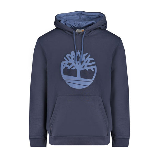 Timberland Blue Cotton Men's Hoodie