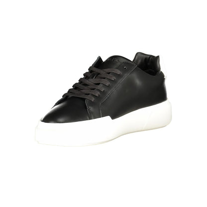 Calvin Klein Black Leather Men's Sneaker