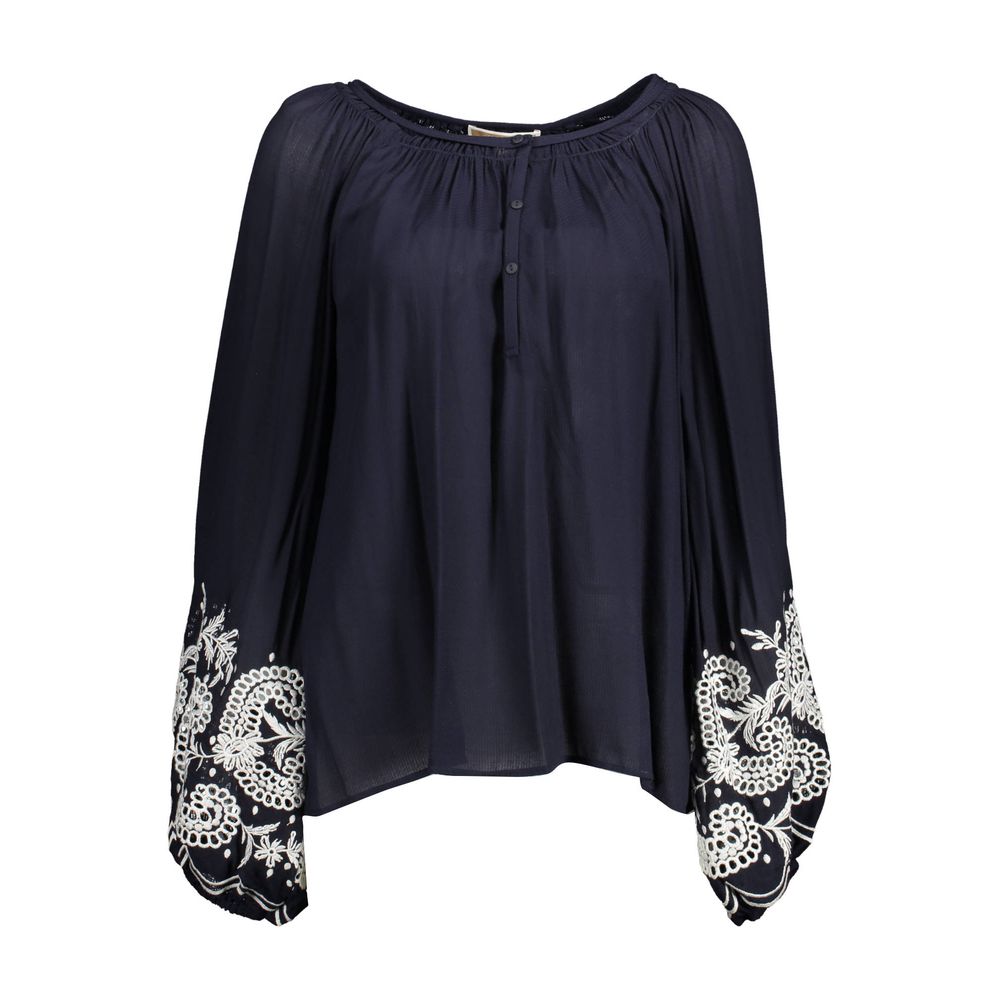 Kocca Blue Viscose Shirt