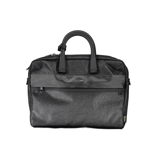 Calvin Klein Nero Polyester Men's Briefcase
