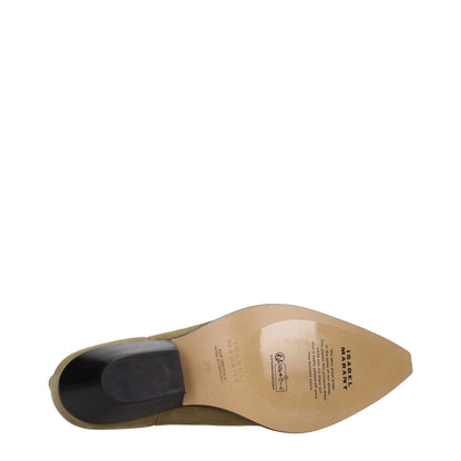 Isabel Marant Beige Leather Ankle Boots