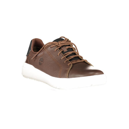 Timberland Brown Leather Men Sneaker
