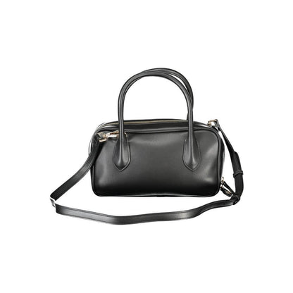Twinset Black Polyurethane Women Handbag 1728,67403481248,Bags,Black,Handbags - Bags,New with tags,Twinset,Women