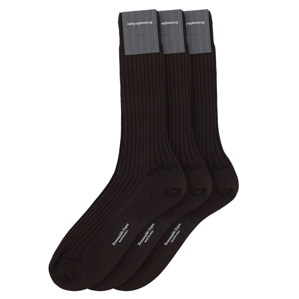 ZEGNA Brown Wool Socks1728,39-40,42-43,43-44,45-46,67397976224,Brown,Clothing,Men,New with tags,Socks - Underwear - Clothing,Underwear - Clothing,ZEGNA