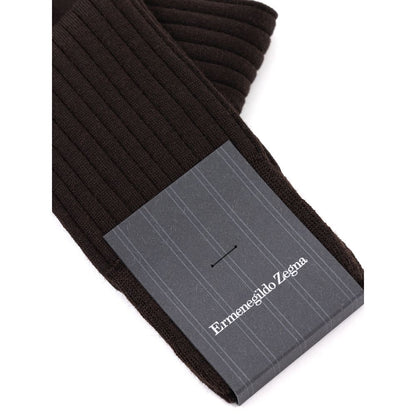 ZEGNA Brown Wool Socks1728,39-40,42-43,43-44,45-46,67397976224,Brown,Clothing,Men,New with tags,Socks - Underwear - Clothing,Underwear - Clothing,ZEGNA