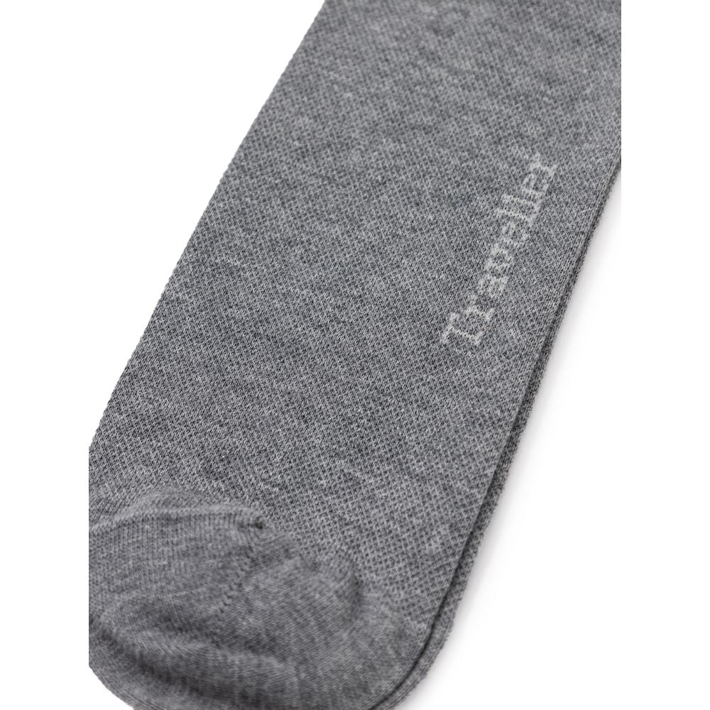 ZEGNA Gray Cotton Socks1728,43-44,45-46,67397976224,Clothing,Gray,Men,New with tags,Socks - Underwear - Clothing,Underwear - Clothing,ZEGNA