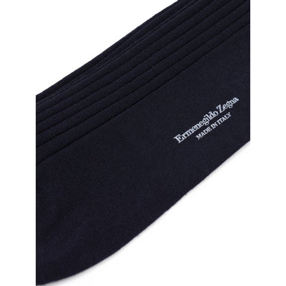 ZEGNA Navy Blue Wool Socks1728,39-40,43-44,45-46,67397976224,Clothing,Men,Navy Blue,New with tags,Socks - Underwear - Clothing,Underwear - Clothing,ZEGNA