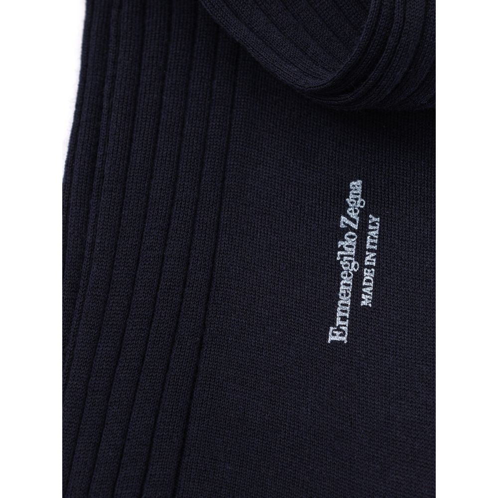 ZEGNA Navy Blue Wool Socks1728,39-40,43-44,45-46,67397976224,Clothing,Men,Navy Blue,New with tags,Socks - Underwear - Clothing,Underwear - Clothing,ZEGNA