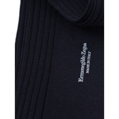 ZEGNA Navy Blue Wool Socks1728,39-40,43-44,45-46,67397976224,Clothing,Men,Navy Blue,New with tags,Socks - Underwear - Clothing,Underwear - Clothing,ZEGNA