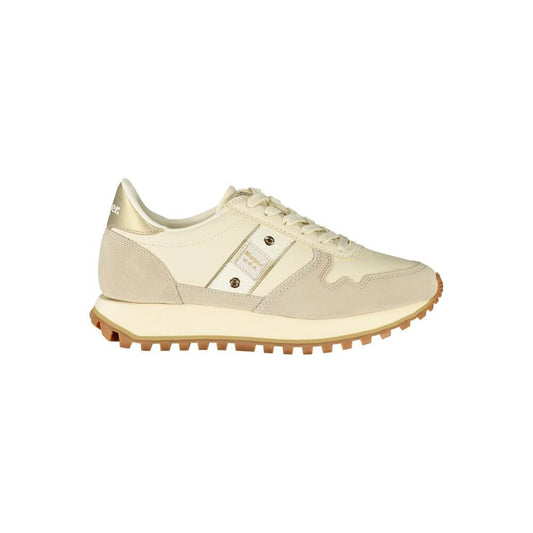Blauer Beige Leather Women Sneaker1728,67403481248,Athletic - Sneakers - Shoes,Beige,Blauer,EU37/US7,EU38/US8,EU39/US9,EU40/US10,EU41/US11,New with tags,Shoes,Sneakers - Shoes,Women
