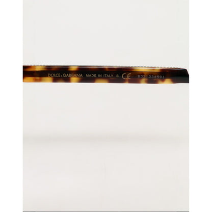 Dolce & Gabbana Dark Brown Tortoise Shell Pilot Frame Sunglasses