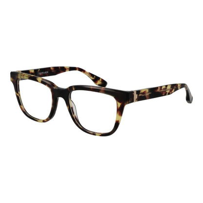 Trussardi Brown Acetate Glasses (Frames) - Men's full-rim rectangle style with acetate frame and demo lenses.