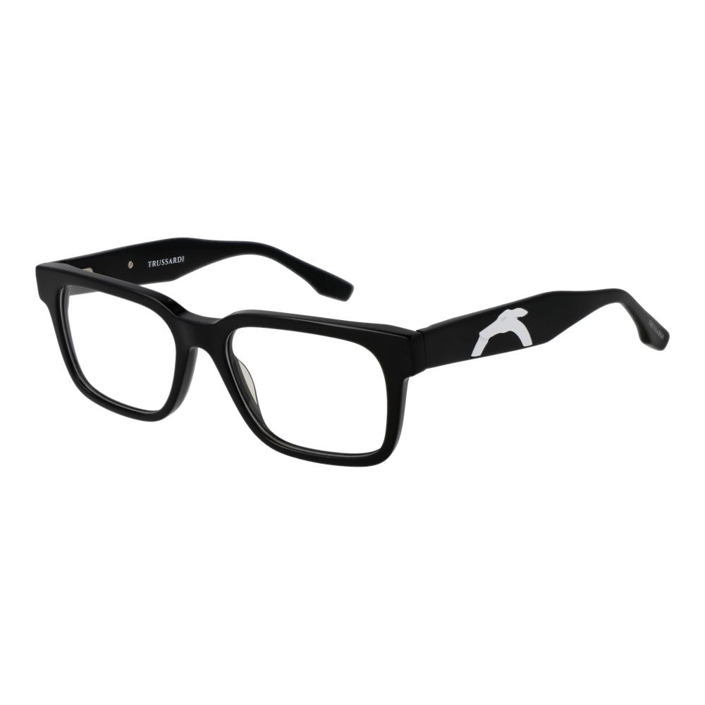 Trussardi Black Acetate Glasses (Frames) 1728,67345776800,Accessories,Black,Glasses (Frames) - Glasses and Sunglasses - Accessories,Glasses and Sunglasses - Accessories,New with tags,Trussardi,Unisex