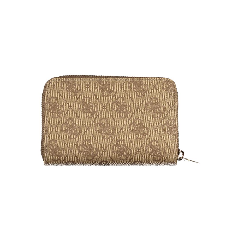 Guess Jeans Beige Polyethylene Wallet