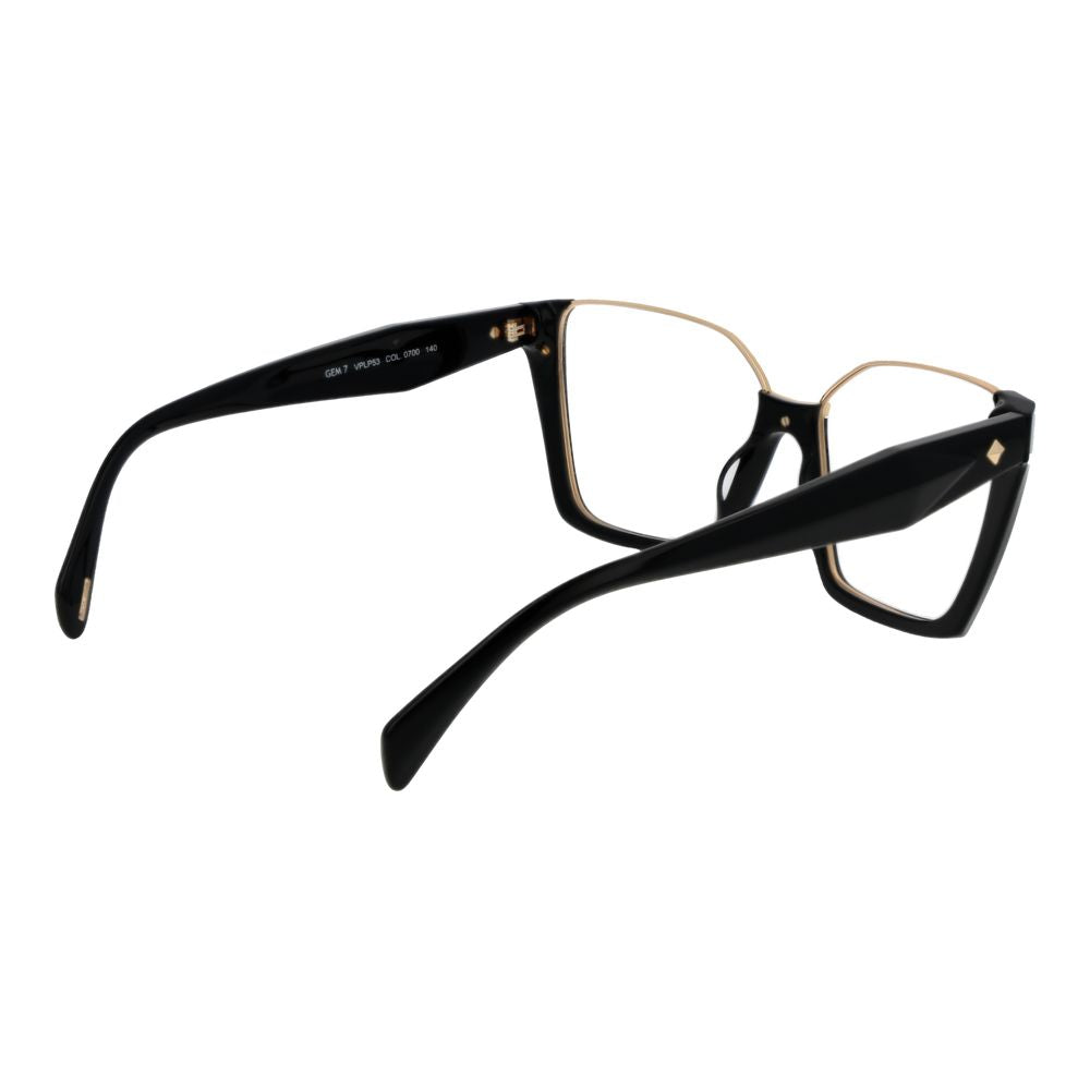 Police Black Cellulose Acetate Glasses (Frames)