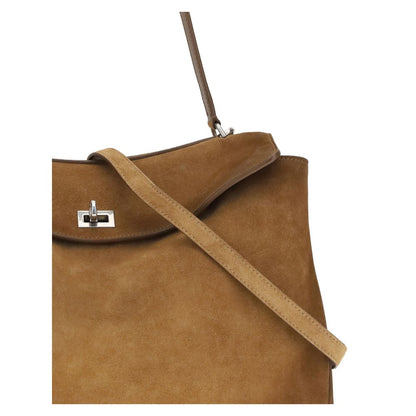 Balenciaga Brown Calf Leather Bos Taurus Shoulder Bag