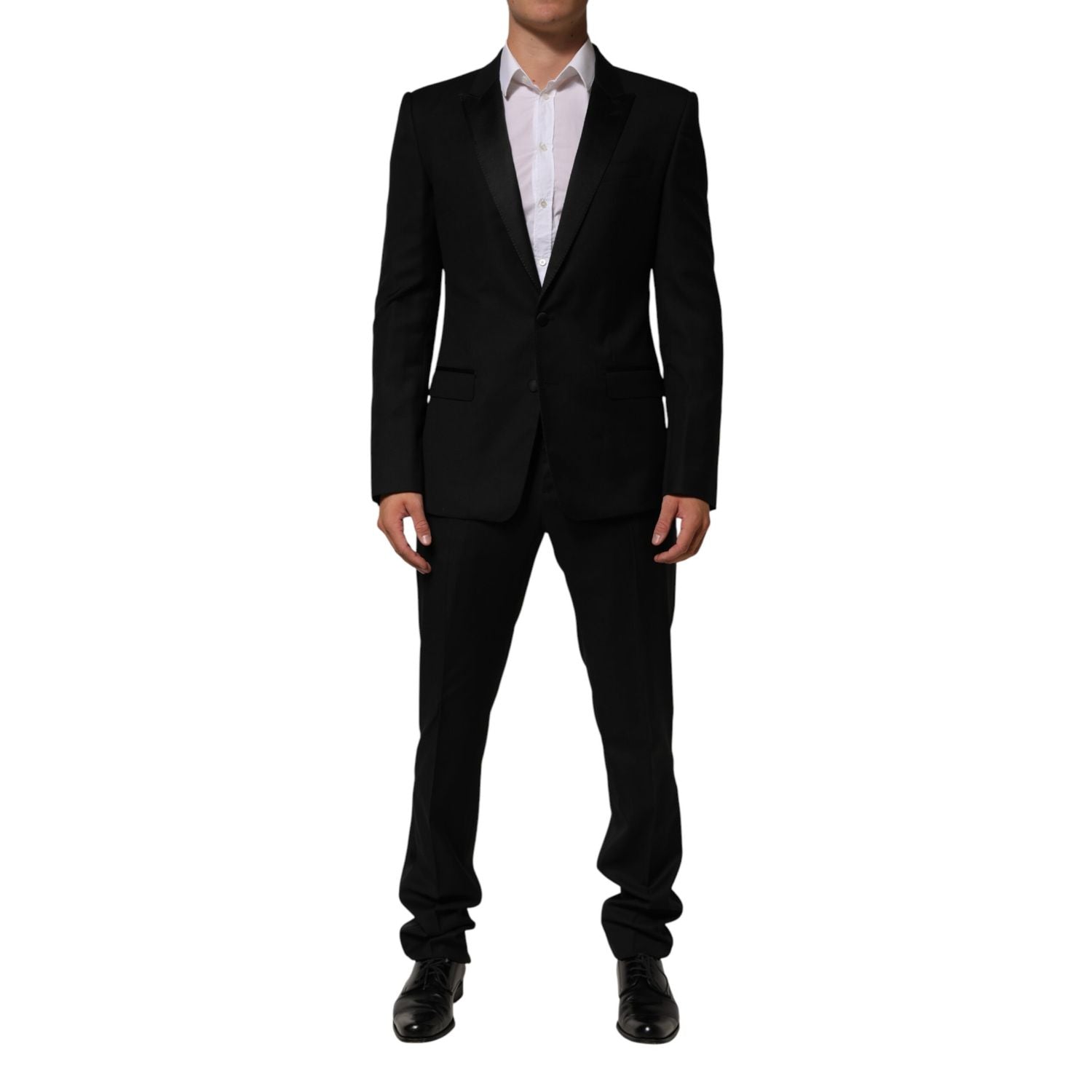 Dolce & Gabbana Black 2 Buttons Jacket Formal 2 Piece Suit