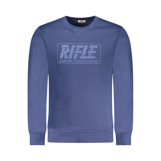 Rifle Blue Cotton Men Sweatshirt1728,3XL,67403481248,Blue,Clothing,L,M,Men,New with tags,Rifle,Sweaters - Clothing,Sweatshirts - Sweaters - Clothing,XL,XXL