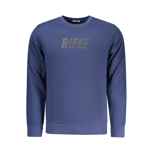 Rifle Blue Cotton Men Sweatshirt1728,67403481248,Blue,Clothing,L,M,Men,New with tags,Rifle,Sweaters - Clothing,Sweatshirts - Sweaters - Clothing,XL