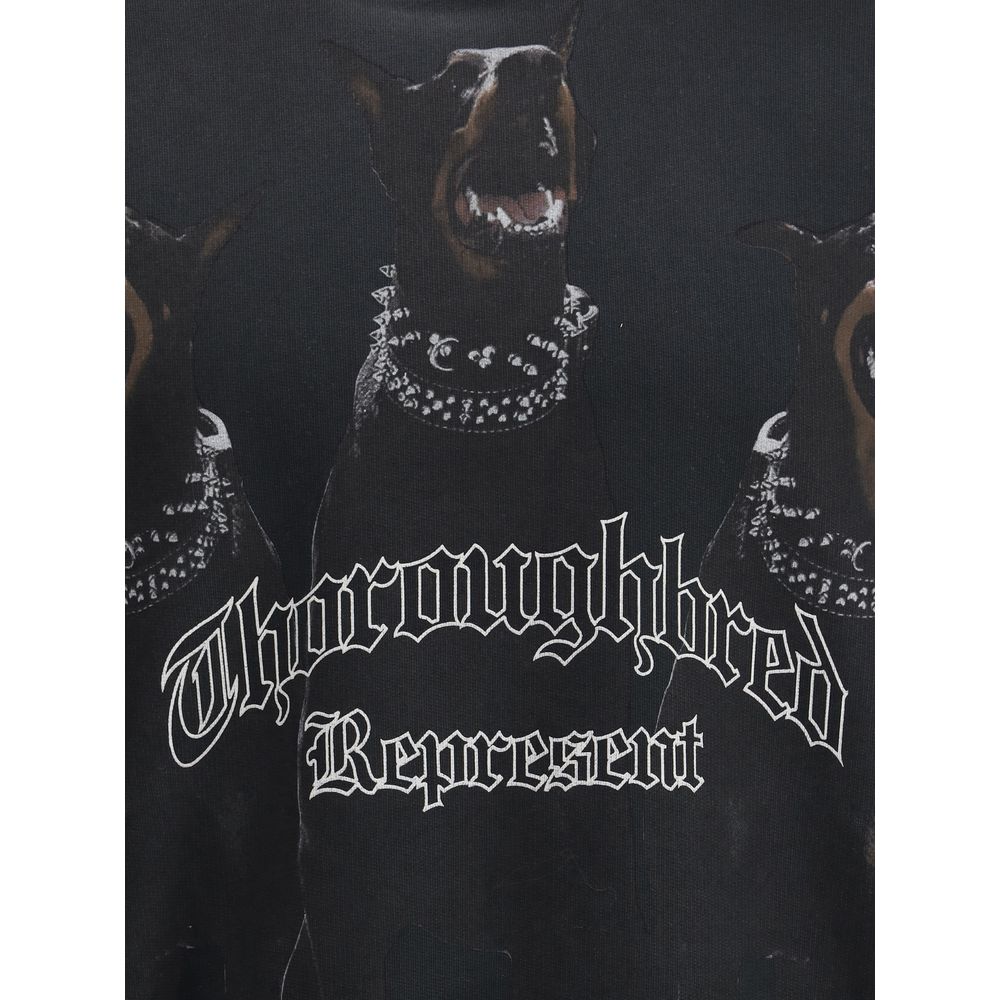 Represent Black Cotton Sweatshirt 1728,72470364320,Black,Clothing,L,M,Men,New with tags,Represent,S,Sweaters - Clothing,Sweatshirts - Sweaters - Clothing