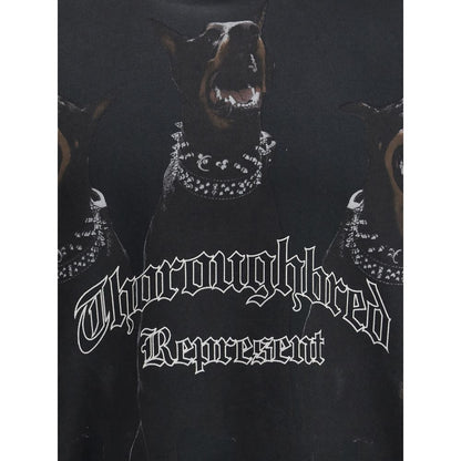 Represent Black Cotton Sweatshirt 1728,72470364320,Black,Clothing,L,M,Men,New with tags,Represent,S,Sweaters - Clothing,Sweatshirts - Sweaters - Clothing
