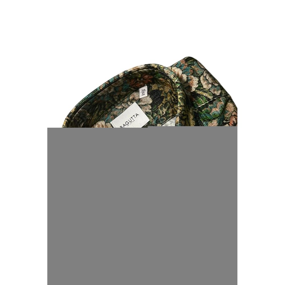 Bagutta Multicolor Cotton Men Shirt1728,67345744032,Bagutta,Clothing,M,Men,Multicolor,New with tags,Pattern - Shirts - Clothing,Shirts - Clothing,XL
