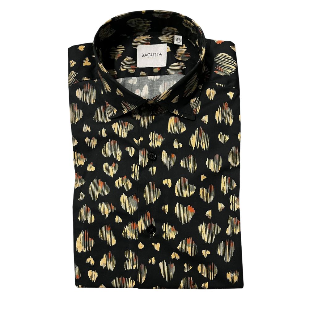 Bagutta Multicolor Cotton Men Shirt1728,4XL,67345744032,Bagutta,Clothing,IT44 | XS,L,M,Men,Multicolor,New with tags,Pattern - Shirts - Clothing,S,Shirts - Clothing,XL,XS,XXL