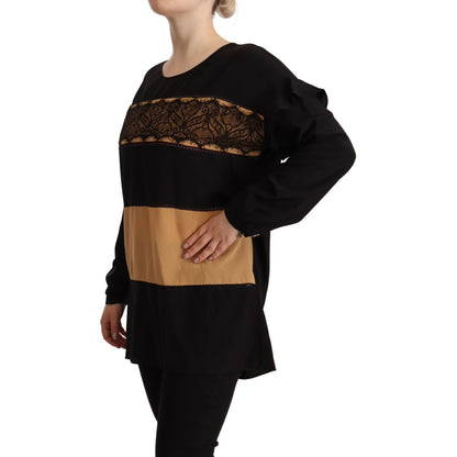 Twinset Multicolor Long Sleeves Round Neck Pullover Sweater