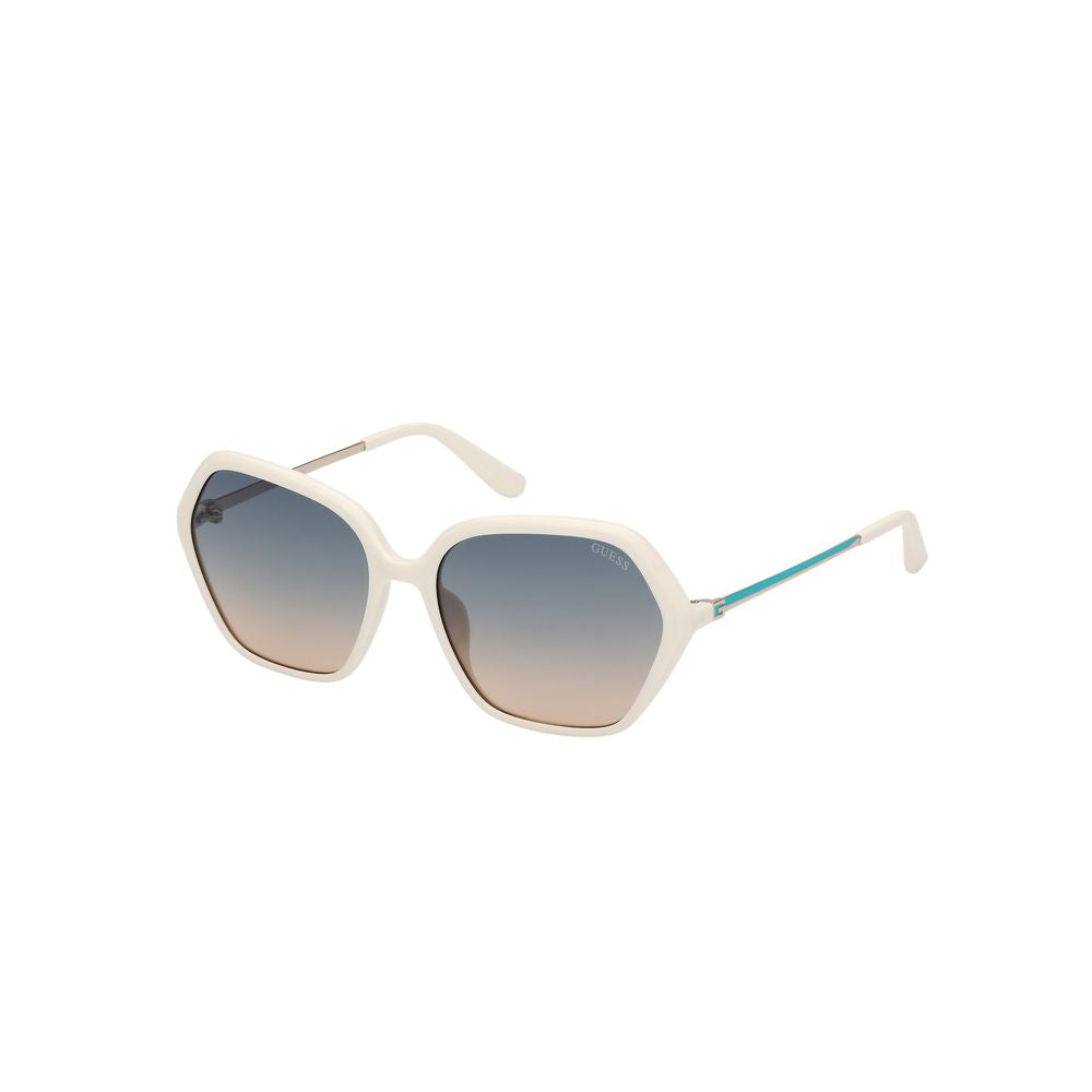 Guess White Resin Sunglasses 1728,67434610848,Accessories,Glasses and Sunglasses - Accessories,Guess,New with tags,Sunglasses - Glasses and Sunglasses - Accessories,White,Women