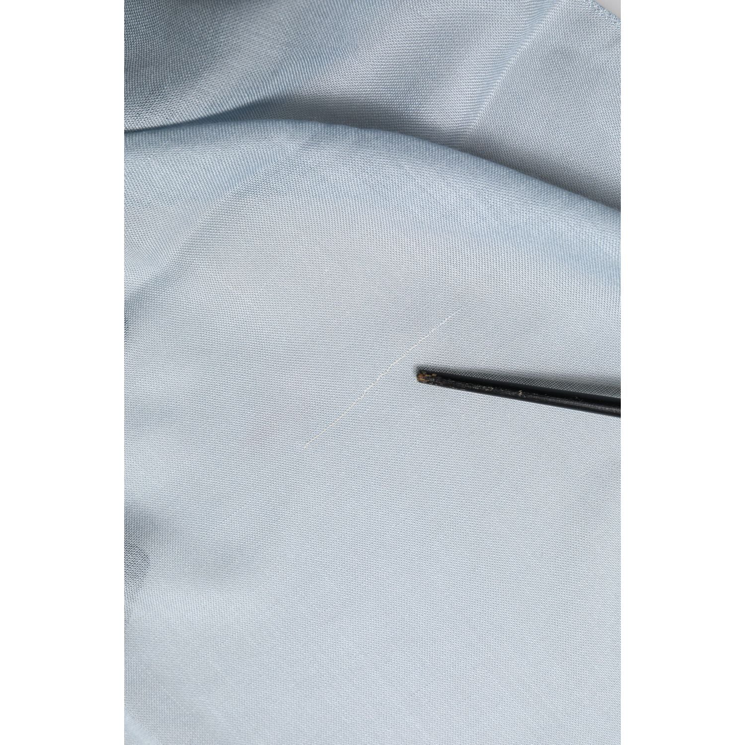 Dolce & Gabbana Light Blue Cashmere Knitted Shawl Scarf