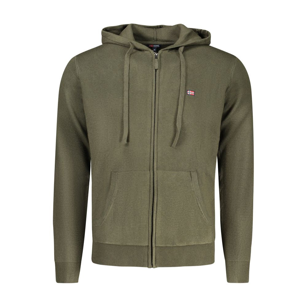 Norway 1963 Verde Poliammide Men Cardigan