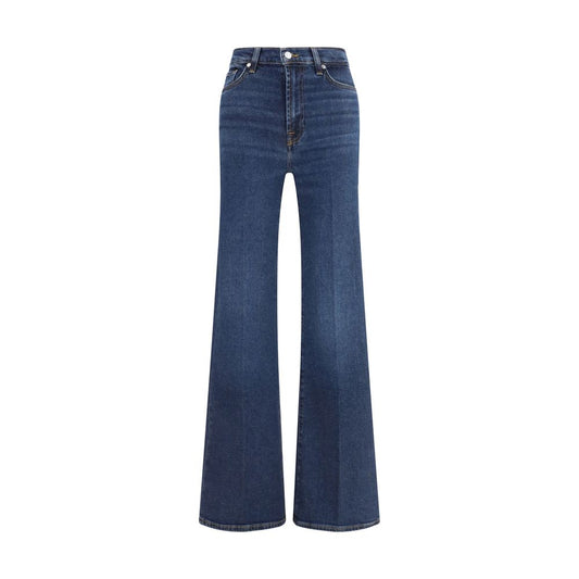 7FOR Blue Cotton Flared Jeans1728,27,30,72470364320,7FOR,Blue,Clothing,Flared Jeans - Jeans Denim - Clothing,Jeans Denim - Clothing,New with tags,Women