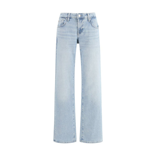 7FOR Blue Cotton Straight-Leg Jeans 1728,26,72470364320,7FOR,Blue,Clothing,Jeans Denim - Clothing,New with tags,Straight-Leg Jeans - Jeans Denim - Clothing,W29,Women