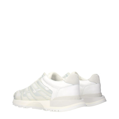 Maison Margiela White Fabric Athletic Sneakers