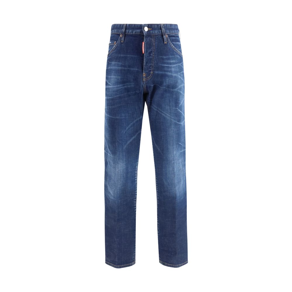 Dsquared² Blue Cotton Slim Fit Jeans 1728,72470364320,Blue,Clothing,Dsquared²,IT44 | XS,IT48 | M,IT50 | L,IT52 | XL,IT54 | XXL,IT56 | 3XL,Jeans Denim - Clothing,Men,New with tags,Slim Fit Jeans - Jeans Denim - Clothing