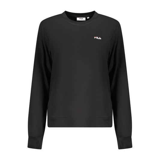 Fila Black Cotton Women Sweatshirt 1728,67403481248,Black,Clothing,Fila,L,M,New with tags,S,Sweaters - Clothing,Sweatshirts - Sweaters - Clothing,Women,XL,XS