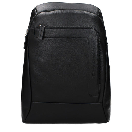 Piquadro Black Leather Backpack1728,75667636384,Backpacks - Bags,Bags,Black,Men,New with tags,Piquadro
