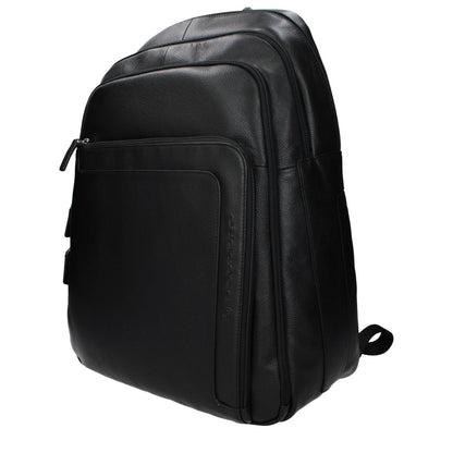 Piquadro Black Leather Backpack1728,75667636384,Backpacks - Bags,Bags,Black,Men,New with tags,Piquadro